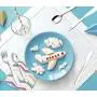 ANNOVA Kids Silverware 12 Pieces Childrens Safe Flatware Set Stainless Steel - 6 x Children Safe Forks, 6 x Children Tablespoons, Toddler Utensils, Metal Cutlery Set Engraved (12)