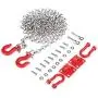 Zouminy Tow Hook Trailer Chain U Shaped Rescue Assemble Parts for RC Climbing Crawler Car Zouminy Tow Hook Trailer Chain U Shaped Rescue Assemble Parts for RC Climbing Crawler Car