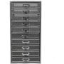 Mind Reader 10CABMESH-SIL Storage Organizer, Heavy Duty Multi-Purpose, Silver 10 Drawer