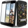 Moto E5 Plus / E5 Supra Case, Evocel [Explorer Series Pro] Premium Full Body Case with Glass Screen Protector, Belt Clip, Metal Kickstand for Motorola Moto E5 Supra/Moto E5 Plus, Camouflage