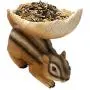 HUNTHAWK Chipmunk Outdoor Brown Squirrel Feeders,Birdfeeder fit for Outside Woodland Squirrels and Other Animals HUNTHAWK Chipmunk Outdoor Brown Squirrel Feeders,Birdfeeder fit for Outside Woodland Squirrels and Other Animals
