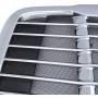 Chrome Front Bumper Hood Grill Radiator Grille with Bug Screen Replacement For Freightliner Cascadia 2008-2016