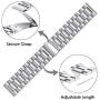 EZCO Metal Band Compatible with Samsung Galaxy Watch Active 2 40mm 44mm / Active / Galaxy Watch 3 41mm, 20mm Solid Stainless Steel Watch Strap Bracelet Replacement Wristband Accessories Women Man