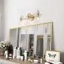 KSANA Gold Bathroom Vanity Light Fixtures with Clear Glass Shade, 22”x7”x9 KSANA Gold Bathroom Vanity Light Fixtures with Clear Glass Shade, 22”x7”x9