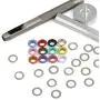 LIHAO 360 Pieces 3/16 Inch Metal Eyelets Grommets Kit - 12 Colors for Shoes Canvas Clothes Crafting LIHAO 360 Pieces 3/16 Inch Metal Eyelets Grommets Kit - 12 Colors for Shoes Canvas Clothes Crafting