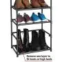 fiducial home 8 Tiers Shoe Rack 16-20 Pairs Sturdy Shoe Shelf