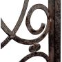 H Potter Garden Trellis for Climbing Plants Wrought Iron Metal for Vine Rose Flower Gar124