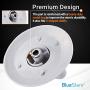 Unbreakable WE1M654 Dryer Heavy Duty Timer Knob with Metal Ring Replacement Part by Blue Stars - Exact Fit for GE & Hotpoint Dryers - Replaces AP3995098 WE01M0443 WE1M443 - Pack of 2 Unbreakable WE1M654 Dryer Heavy Duty Timer Knob with Metal Ring Replacement Part by Blue Stars - Exact Fit for GE & Hotpoint Dryers - Replaces AP3995098 WE01M0443 WE1M443 - Pack of 2