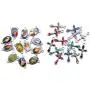 Yaoding 30sets Mix Picture Rosary Cross and Center Sets for Rosary Bead Necklace Makings, Alloy Crucifix Cross Pendants and Oval Picture Links