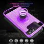 Note 5 case Galaxy Note 5 Case with HD Screen Protector,Ymhxcy 360 Degree Rotating Ring & Bracket Rubber Dual Layer Shock Bumper Resistant Back Cover for Samsung Galaxy Note 5-ZH Purple