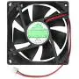 80mm by 80mm by 25mm 8025 12V DC 0.20A Dual Ball Bearing Brushless Cooling Fan 2pin AV-F8025MB UL CE 80mm by 80mm by 25mm 8025 12V DC 0.20A Dual Ball Bearing Brushless Cooling Fan 2pin AV-F8025MB UL CE