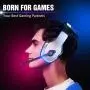 BENGOO V-4 Gaming Headset for Xbox One, PS4, PC, Controller, Noise Cancelling Over Ear Headphones with Mic, LED Light Bass Surround Soft Memory Earmuffs for PS2 Mac Nintendo 64 PS5 Games