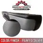Make Auto Parts Manufacturing Rear Painted Silver Step Bumper Assembly Fleetside With Brackets Light Kit Bolts Bar For Chevrolet Silverado 1999-2006 / GMC Sierra 1500 1999-2006 - Partslink GM1103124 Make Auto Parts Manufacturing Rear Painted Silver Step Bumper Assembly Fleetside With Brackets Light Kit Bolts Bar For Chevrolet Silverado 1999-2006 / GMC Sierra 1500 1999-2006 - Partslink GM1103124