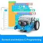 Makeblock mBot Robot Kit with Bluetooth Dongle, STEM Toys with Metal Materials, APP Remote Control with Easy constructions, Scratch and Arduino C Programming Supported, Gift for Kids Makeblock mBot Robot Kit with Bluetooth Dongle, STEM Toys with Metal Materials, APP Remote Control with Easy constructions, Scratch and Arduino C Programming Supported, Gift for Kids