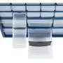 Stalwart - ARP11 Deluxe 42 Drawer Compartment Storage Box, Blue, 10 Targets