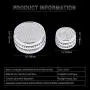 PIFOOG Crystal Car Stickers Shiny Auto Interior Bling Accessories Metal Sticker Volume Knobs & Multimedia Button Cover for Mazda 3 CX3 MX5 Miata Accessory Silver 2PCS (Multimedia Cap Big) PIFOOG Crystal Car Stickers Shiny Auto Interior Bling Accessories Metal Sticker Volume Knobs & Multimedia Button Cover for Mazda 3 CX3 MX5 Miata Accessory Silver 2PCS (Multimedia Cap Big)