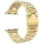Seinit Stainless Steel Watch Band Replacement Strap Compatible with Apple Watch Series 6/5/4/3/2/1 44mm/42mm, Golden Yellow Seinit Stainless Steel Watch Band Replacement Strap Compatible with Apple Watch Series 6/5/4/3/2/1 44mm/42mm, Golden Yellow
