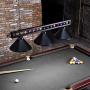 Wellmet Billiard Light for Pool Table,59” Pool Table Lighting for 7 8 9 Table, Hanging Over Pool Table Light with Matte Metal Shades and Billiard Ball Decor,Perfect for Game Room,Kitchen Island