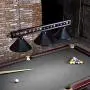 Wellmet Billiard Light for Pool Table,59” Pool Table Lighting for 7 8 9 Table, Hanging Over Pool Table Light with Matte Metal Shades and Billiard Ball Decor,Perfect for Game Room,Kitchen Island