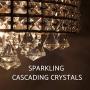 Kira Home Gemma 15'' Modern Chic 4-Light Crystal Flush Mount Chandelier + Round Metal Shade, Dimmable, Brushed Nickel Finish