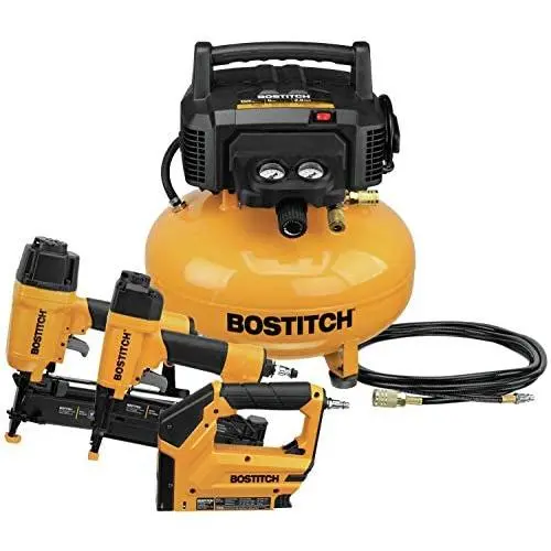 BOSTITCH Air Compressor Combo Kit, 3-Tool (BTFP3KIT) BOSTITCH Air Compressor Combo Kit, 3-Tool (BTFP3KIT)