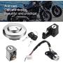 Ignition lock,Motorcycle Ignition Switch Fuel Gas Cap Seat Lock Keys for Honda CMX250 Rebel 1985-2014 CA125