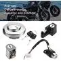 Ignition lock,Motorcycle Ignition Switch Fuel Gas Cap Seat Lock Keys for Honda CMX250 Rebel 1985-2014 CA125