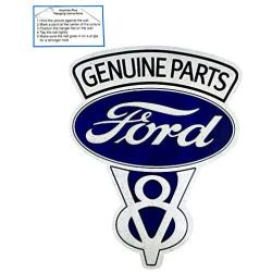 Imprints Plus Ford Geniune Parts Retro Wall Art Decor Vintage Metal Sign with Hanger and Instruction Card 18688-7