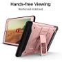 Spigen Tough Armor TECH with Custom-Fit Tempered Glass Designed for iPad 9.7 Case iPad 5th/6th Generation Case (2017/2018) - Rose Gold
