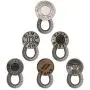 Pants Extender Button, Luxiv 6 Style Jeans Waistband Extender Button No Sew Metal Collar Button Pregnancy Pant Extenders Elastic Spring Buttons for Jeans, Collars, Cuffs (6 P)