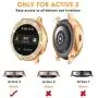 Mosonio Compatible with Galaxy Active 2 Watch Band with Case Women, Jewelry Replacement Metal Wristband Strap with Bling PC Protective Cover for Samsung Active 2 Watch Band 44mm(Rose Gold, 44mm) Mosonio Compatible with Galaxy Active 2 Watch Band with Case Women, Jewelry Replacement Metal Wristband Strap with Bling PC Protective Cover for Samsung Active 2 Watch Band 44mm(Rose Gold, 44mm)