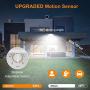 LEPOWER 1600LM LED Solar Security Lights Motion Outdoor, Super Bright Solar Motion Sensor Light, 5500K White Light, IP65 Waterproof Outdoor Flood Solar Lights with 3 Adjustable Head for Yard, Garage