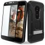Moto E5 Play / E5 Cruise Case, Evocel [Explorer Series Pro] Premium Full Body Case with Glass Screen Protector, Belt Clip, Metal Kickstand for Motorola Moto E5 Cruise/Moto E5 Play, Black