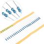 SIQUK 1480 Pieces Resistors 68 Values 1% Resistor Kit 0 Ohm-1M Ohm 1/4W Metal Film Resistors Assortment for DIY and Experiments