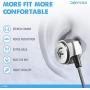 DEIVVOX D0218 Wired Earbuds with Microphone in Ear Headphones - Volume Control Mic - Balanced Sound with Extra Bass - Earphones Noise Isolating - Headset for Cell Phones Samsung Sony LG - Jack 3.5 mm