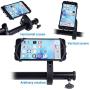 Bike Phone Mount, Universal Silicone Phone Stand 360°Rotatable Adjustable Motorcycle Phone Mount Bicycle GPS Units Holder for iPhone 11/Pro/XS/MAX/XR/X/7/8/Plus, Samsung S20/S10/S10e 4silicone Bands