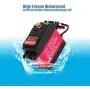 Youleke 2Pack 25KG High Torque RC Digital Servo，Waterproof Full Metal Gear Servo with 25T Servo Horn（270°）
