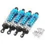 HONG YI-HAT 4Pcs Metal Shock Absorber Damper Replacement Accessory Fit for WLtoys 144001 1/14 4WD RC Drift Racing Car Parts Spare Parts (Color : Blue) HONG YI-HAT 4Pcs Metal Shock Absorber Damper Replacement Accessory Fit for WLtoys 144001 1/14 4WD RC Drift Racing Car Parts Spare Parts (Color : Blue)