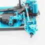 UANG for WLtoys 1/18 RC Car K929 A959 A969 A979 K929 A959-B Upgrade Parts Metal 25T Steering Servo Horn Arm + Metal Servo Rudder Rod
