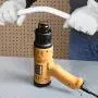 SEEKONE Heat Gun 1800W Heavy Duty Hot Air Gun Kit Variable Temperature Control with 2-Temp Settings 4 Nozzles 122℉~1202℉(50℃- 650℃)with Overload Protection for Crafts, Shrinking PVC, Stripping Paint SEEKONE Heat Gun 1800W Heavy Duty Hot Air Gun Kit Variable Temperature Control with 2-Temp Settings 4 Nozzles 122℉~1202℉(50℃- 650℃)with Overload Protection for Crafts, Shrinking PVC, Stripping Paint
