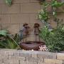 Alpine Corporation NCY356 Metal Toucan Outdoor Water Fountain for Garden, Patio, Deck, Porch-Yard Art Decor, 20-Inch Tall, Brown