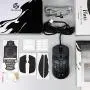 Gwolves Hati HTM Ultra Lightweight Honeycomb Design Wired Gaming Mouse 3360 Sensor - PTFE Skates - 6 Buttons - Only 61G (Gun Metal) Gwolves Hati HTM Ultra Lightweight Honeycomb Design Wired Gaming Mouse 3360 Sensor - PTFE Skates - 6 Buttons - Only 61G (Gun Metal)