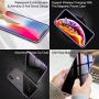 Magnetic Case for iPhone 7 Plus/8 Plus, Anti Peep Magnetic Double-Sided Privacy Screen Protector Clear Back Metal Bumper Antipeep Cases Anti Peeping 2 Sided Cover for iPhone 7 Plus/8 Plus-Purple