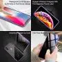 Magnetic Case for iPhone 7 Plus/8 Plus, Anti Peep Magnetic Double-Sided Privacy Screen Protector Clear Back Metal Bumper Antipeep Cases Anti Peeping 2 Sided Cover for iPhone 7 Plus/8 Plus-Purple