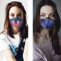 9 Pack Face Mask-Cloth Face Mask with Reusable Washable Adjustable Ear Loops