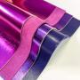 Purple Leather Skin Hide Sheets: 4 Purple Scrap Leather Pieces Leather Sheets for Craft 5x5 Inches / 12x12 Centimeters