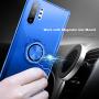 Galaxy Note 10+ Plus/5G Case, Anti Scratch & Anti Slip Soft TPU Clear Case with 360 Degree Rotation Finger Ring Kickstand [Work with Magnetic Car Mount] for Samsung Galaxy Note 10+ Plus,Blue