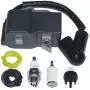 AUMEL 300953003 Ignition Coil Fuel Filter Line Hose Kit For Homelite UT-10514 UT-10518 UT-10517 UT-10520 UT-10516 UP07865 UP07865A UP05851 UP05851A A08676A U08653 PS06156 PS03634 Chainsaw part.