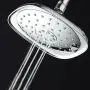 AquaDance Pressure 3-Function Giant 7.3-Inch Designer Rain Shower Head w/High Pulsating Massage & Whisper-Quiet(TM) Technology More Power-Less Noise/Brass Metal Connection Nut, Anti-Clog Jets, Chrome AquaDance Pressure 3-Function Giant 7.3-Inch Designer Rain Shower Head w/High Pulsating Massage & Whisper-Quiet(TM) Technology More Power-Less Noise/Brass Metal Connection Nut, Anti-Clog Jets, Chrome