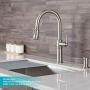 Kraus KPF-1682SFS Sellette Single Handle Pull-Down Kitchen Faucet, Spot Free Stainless Steel